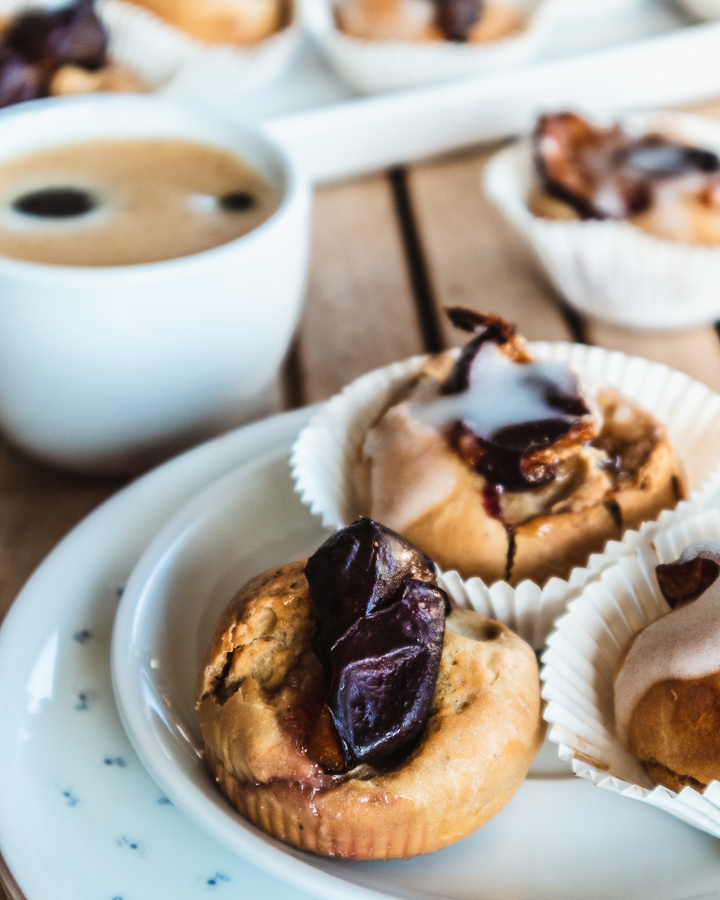 Muffins sind eine tolle Alternative für Zwetschgenkuchen