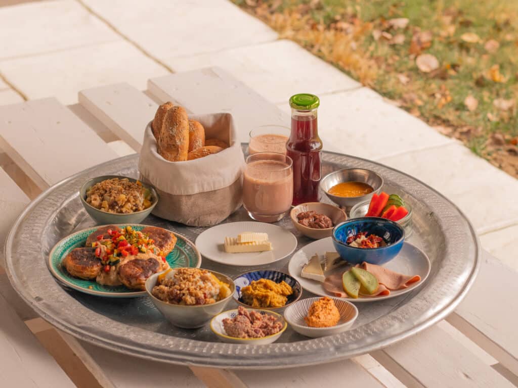 Das große Frühstück bringt Stärkung für den Tag